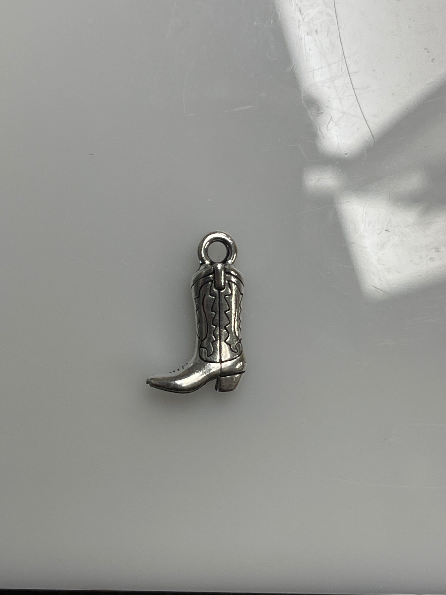 Cowboy Boot Silver