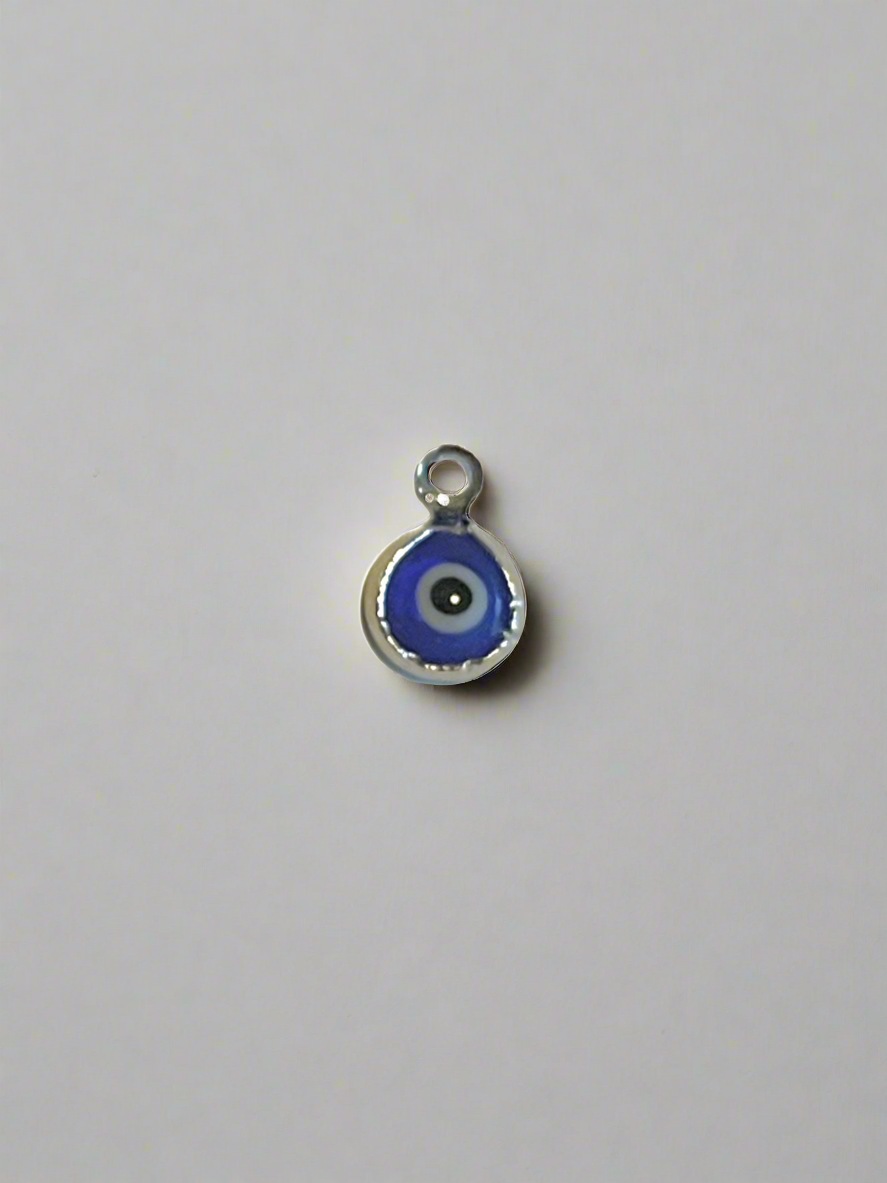 Silver Micro Evil Eye