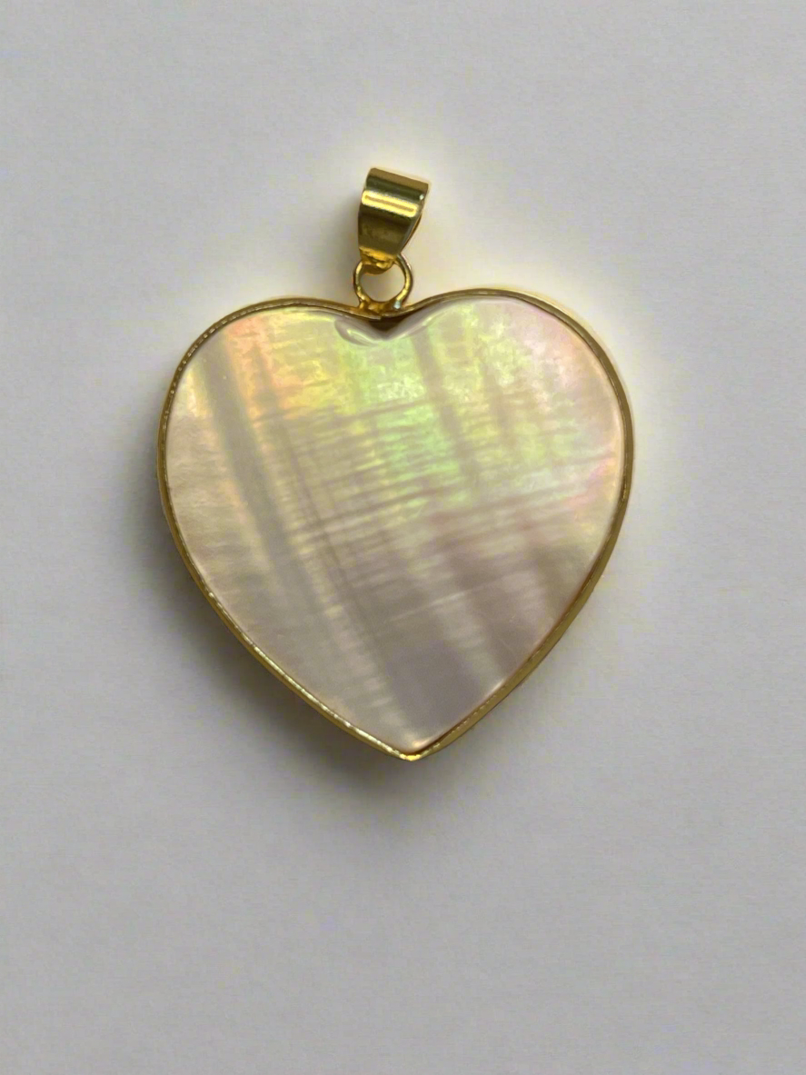 Jumbo Gold Shell Heart
