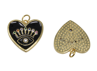 Bejeweled Black Heart