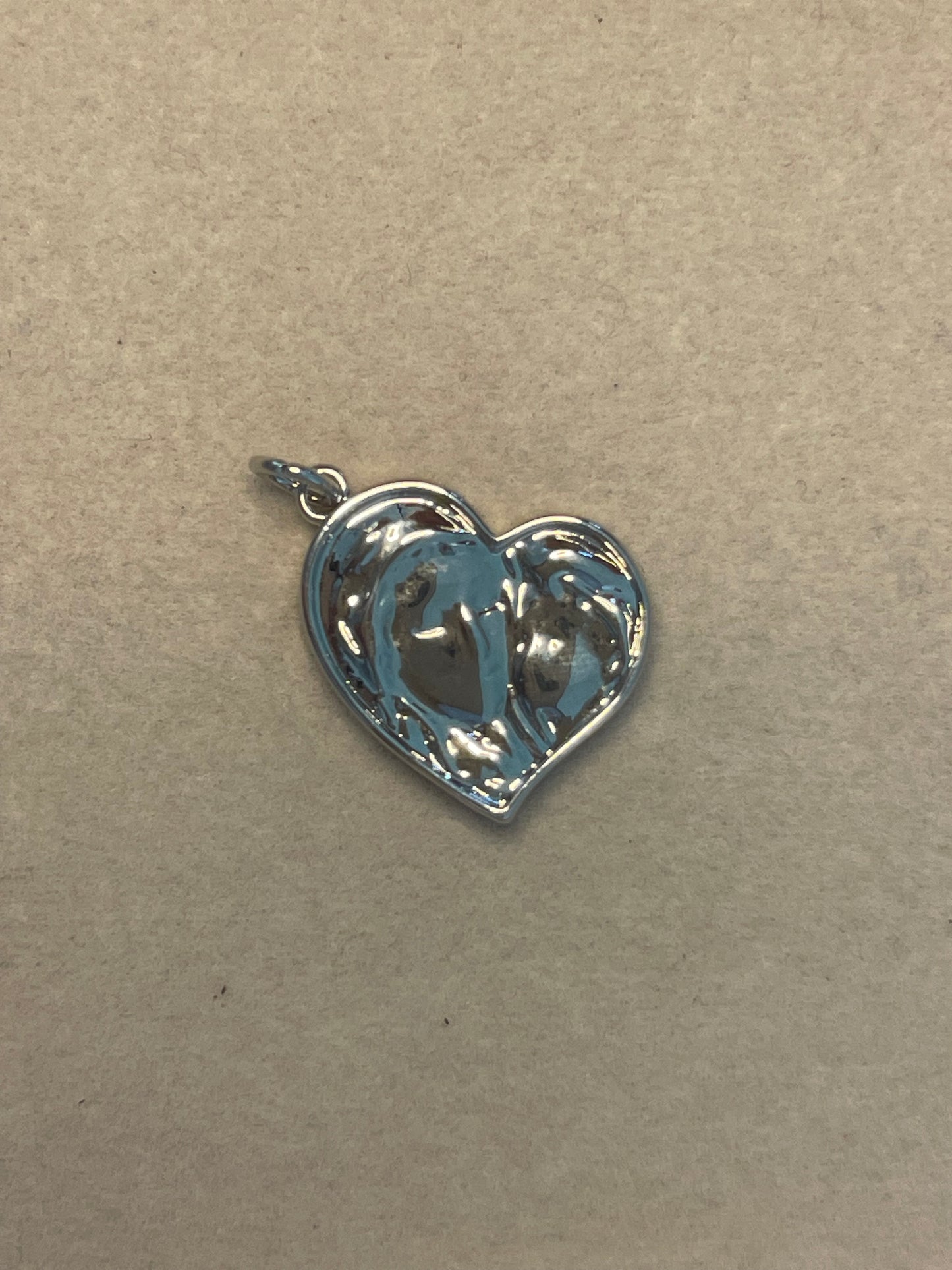 Mom and Daughter Heart Silver