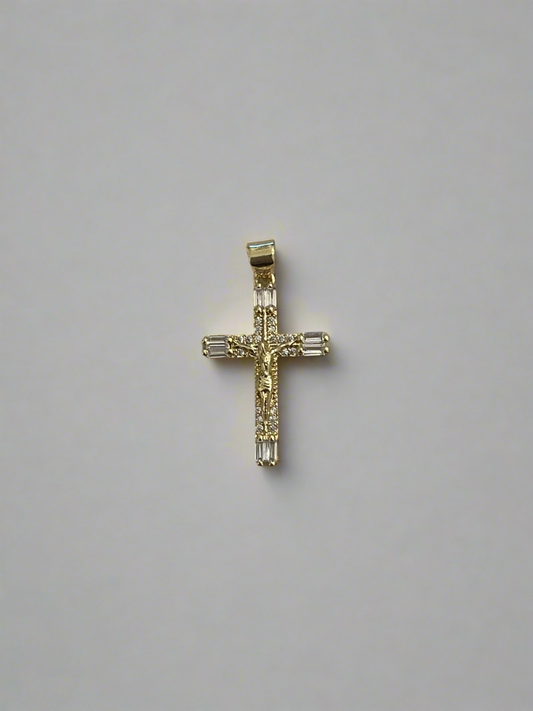 White Bejewled Cross