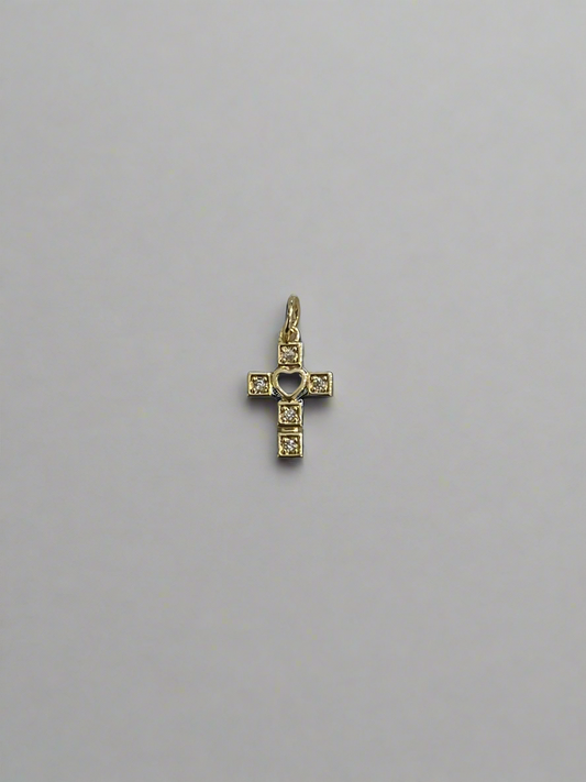 Mini Heart Cross