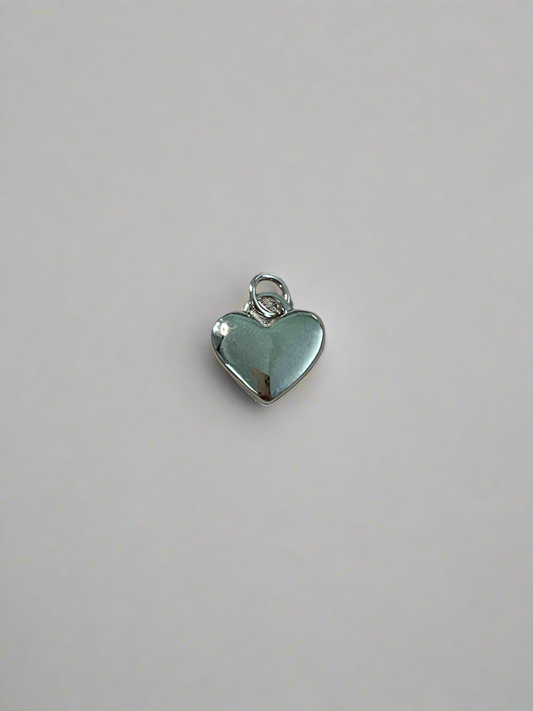 Rounded Heart Silver