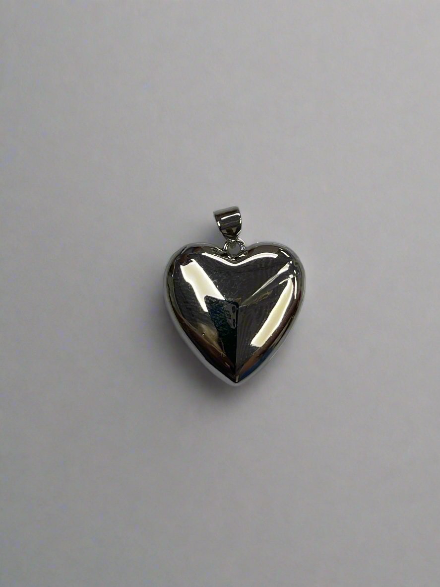 Flat Heart Silver