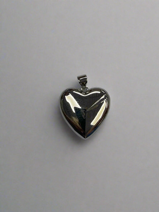 Flat Heart Silver