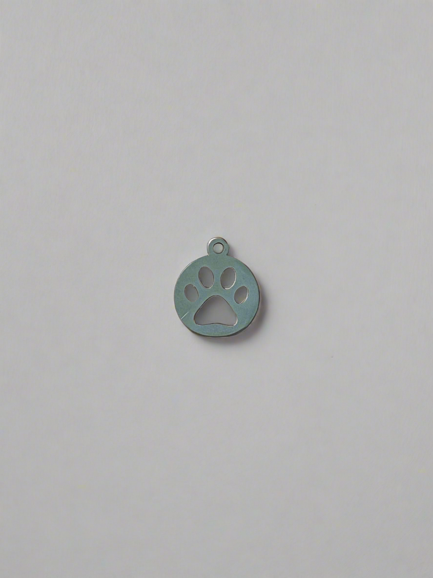 Paw Print Silver