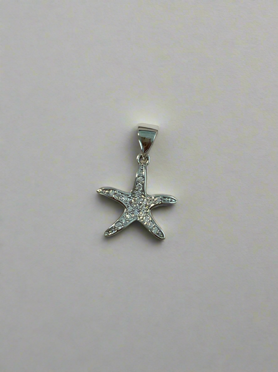 Bling Starfish Silver